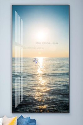 File tranh File tranh hiện đại pha lê gương KF102240 (bản gốc) treo quán cafe