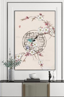 File tranh PSD File tranh hiện đại pha lê gương KF102336 chất lượng cao