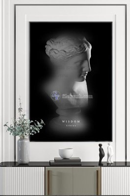 File tranh in trần File tranh hiện đại pha lê gương KF102340 (ảnh gốc siêu nét)