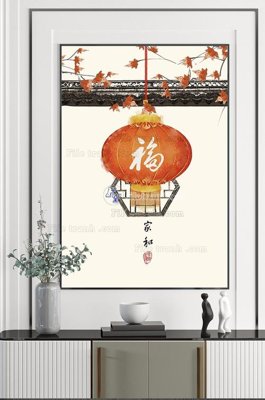 File in trần File tranh hiện đại pha lê gương KF102383 (bản gốc) mây trời