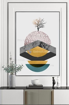 Mua file gốc File tranh hiện đại pha lê gương KF102422 (in ấn) tại Filetranh.com