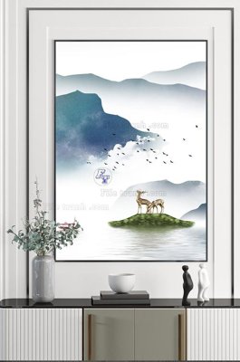 File in mica File tranh hiện đại pha lê gương KF102431 (bản gốc) siêu trong