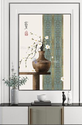 File ảnh File tranh hiện đại pha lê gương KF102466 (gốc) in decal dán tường