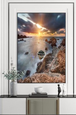 File in ấn chuyên nghiệp File tranh hiện đại pha lê gương KF102509 (file gốc)