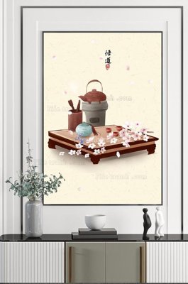 File in trần File tranh hiện đại pha lê gương KF102559 (bản gốc) hoa văn