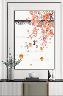 File PSD File tranh hiện đại pha lê gương KF102580 (bản gốc) cho nhà in