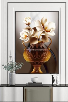 File gốc in ấn File tranh hiện đại pha lê gương KF102628 chất lượng vượt trội