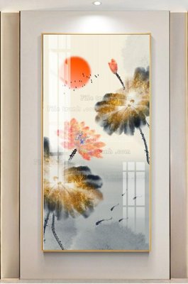 Ảnh gốc File tranh hiện đại pha lê gương KF102665 (nét căng) in mica