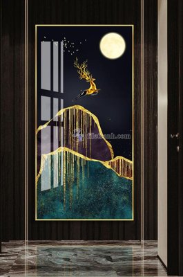 File PSD File tranh hiện đại pha lê gương KF102670 (bản gốc) dễ dàng edit