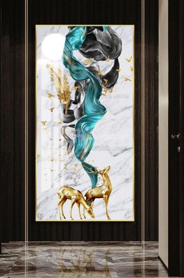 Tải file File tranh hiện đại pha lê gương KF102672 (ảnh gốc) file AI/EPS