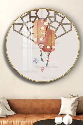 Ảnh gốc File tranh hiện đại pha lê gương KF102732 (nét căng) in mica