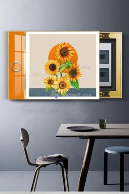 File tranh gốc File tranh hiện đại pha lê gương KF102751 (bản quyền) độc đáo