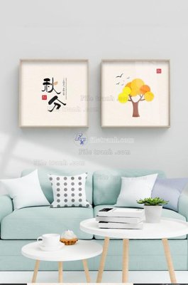 File in lụa File tranh hiện đại pha lê gương KF102765 (tân cổ điển) File tranh hiện đại pha lê gương KF102765