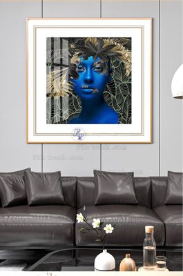 File tranh File tranh hiện đại pha lê gương KF102780 (gốc) chủ đề thành phố