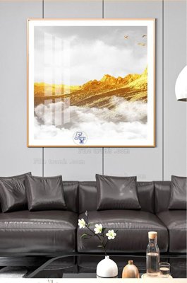 Ảnh gốc File tranh hiện đại pha lê gương KF102794 (siêu chi tiết) để in ấn