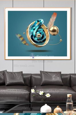 File gốc File tranh hiện đại pha lê gương KF102802 (chủ đề hiện đại) trang trí