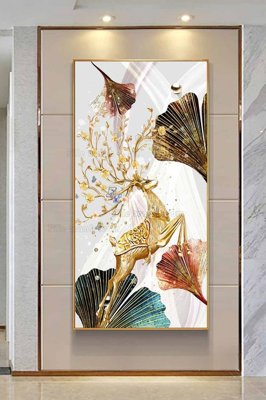 File gốc File tranh hiện đại pha lê gương KF102828 (thiết kế) độc quyền