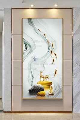 Download file ảnh gốc File tranh hiện đại pha lê gương KF102844 để in ấn