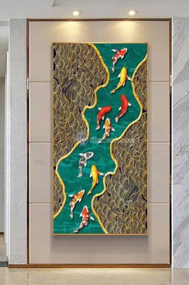 File gốc File tranh hiện đại pha lê gương KF102848 (vector) cho in ấn