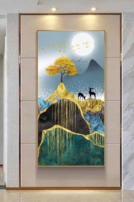 File tranh File tranh hiện đại pha lê gương KF102860 (ảnh gốc) độc quyền