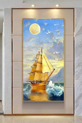 Tải file File tranh hiện đại pha lê gương KF102861 (gốc) làm file quảng cáo