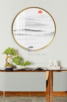 File gốc File tranh hiện đại pha lê gương KF102870 (PNG) nền trong suốt