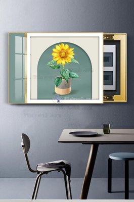 File tranh File tranh hiện đại pha lê gương KF102896 (bản gốc) in canvas