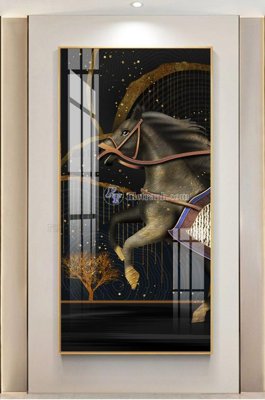 File tranh File tranh hiện đại pha lê gương KF102936 (gốc) phong cách tối giản