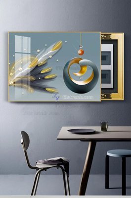 Download file gốc File tranh hiện đại pha lê gương KF102942 (dùng cho in ấn)