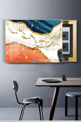 Tải file File tranh hiện đại pha lê gương KF102963 (gốc) chủ đề tâm linh