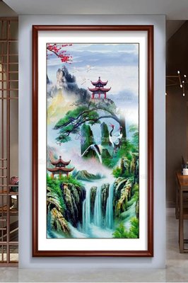 File gốc File tranh hiện đại pha lê gương KF103091 (phiên bản chuẩn) để in ấn