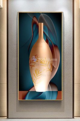 File tranh File tranh hiện đại pha lê gương KF103172 (bản gốc) in lụa 5D