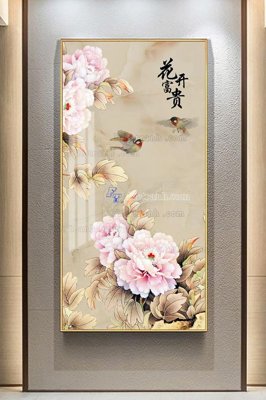 File tranh gốc File tranh hiện đại pha lê gương KF103207 (sắc nét từng chi tiết)