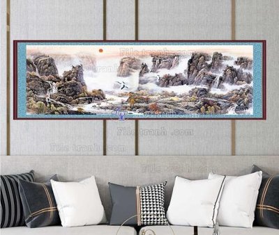 File tranh quảng cáo File tranh hiện đại pha lê gương KF103268 (download file gốc)