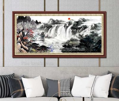 File gốc File tranh hiện đại pha lê gương KF103279 (in tráng gương) nghệ thuật