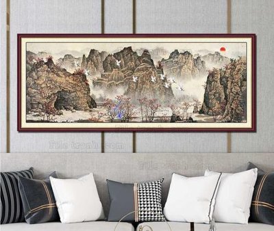 File gốc File tranh hiện đại pha lê gương KF103285 (in lụa) chi tiết cao