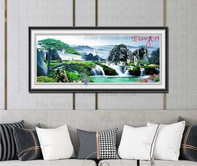 File tranh File tranh hiện đại pha lê gương KF103298 (ảnh gốc) in trần xuyên sáng