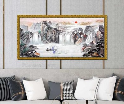 File in trần File tranh hiện đại pha lê gương KF103339 (file gốc) hoa văn 3D