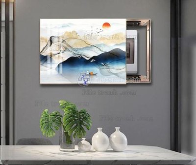 File gốc File tranh hiện đại pha lê gương KF103367 (in 3D) cho trang trí