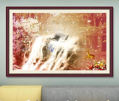 File ảnh File tranh hiện đại pha lê gương KF103444 (gốc) dùng in Pano