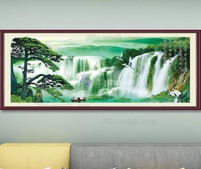 File tranh gốc PSD File tranh hiện đại pha lê gương KF103456 còn nguyên layer