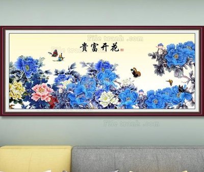 File tranh File tranh hiện đại pha lê gương KF103467 (bản gốc) treo tường