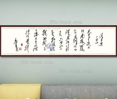 File tranh File tranh hiện đại pha lê gương KF103540 (gốc) in trên kính