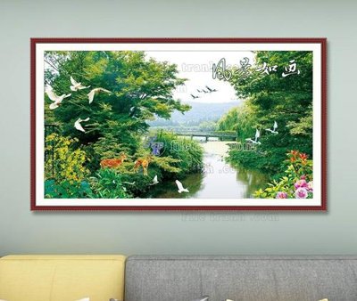 Tải file File tranh hiện đại pha lê gương KF103567 (gốc) làm tranh trang trí