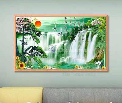 Tệp tin gốc File tranh hiện đại pha lê gương KF103588 (dùng cho in ấn) chuyên nghiệp