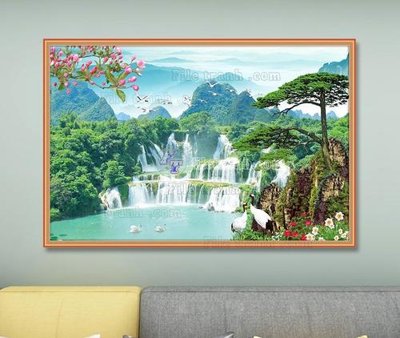 Download file gốc File tranh hiện đại pha lê gương KF103593 (in mica) trang trí