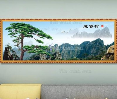 File tranh File tranh hiện đại pha lê gương KF103619 (gốc) chủ đề động vật