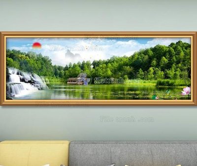 Tải file File tranh hiện đại pha lê gương KF103660 (ảnh gốc) in gạch 3D