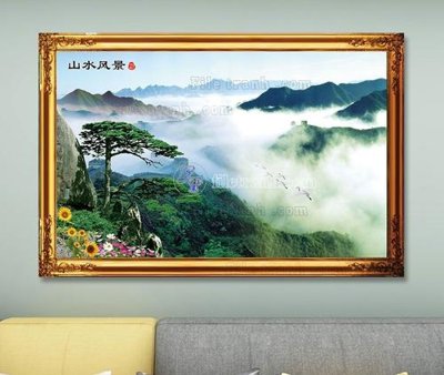 File gốc File tranh hiện đại pha lê gương KF103667 (phong cách) tối giản