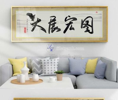 File tranh File tranh hiện đại pha lê gương KF103759 (gốc) in vải canvas